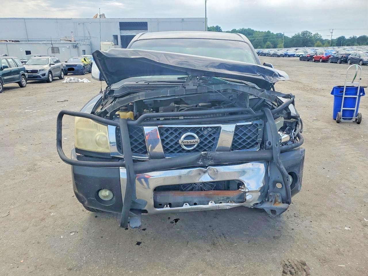 2005 Nissan Titan Xe Black vin: 1N6BA06B05N524545