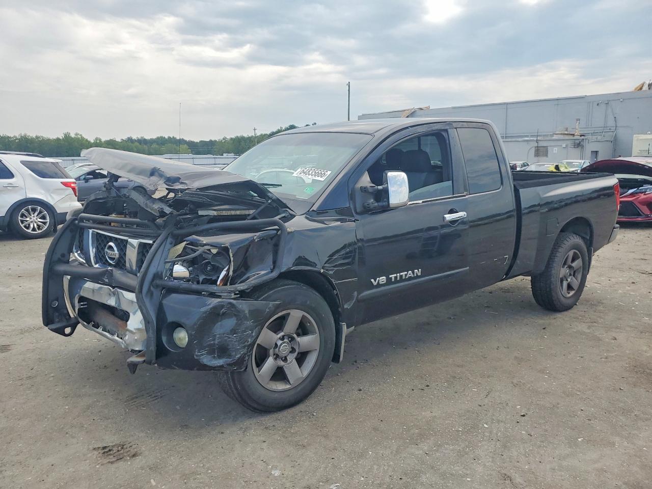 2005 Nissan Titan Xe Black vin: 1N6BA06B05N524545