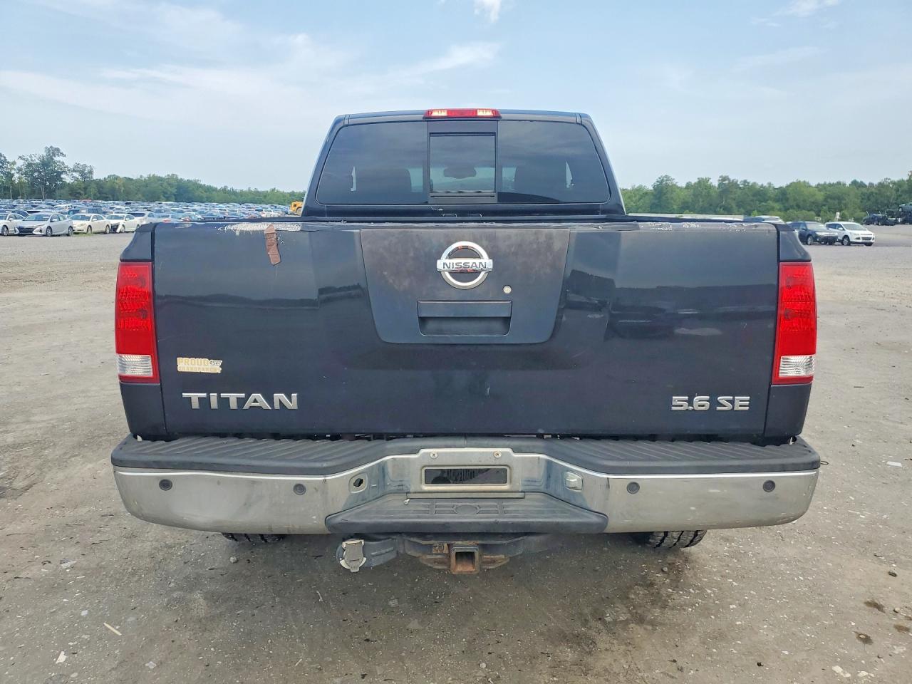 2005 Nissan Titan Xe Black vin: 1N6BA06B05N524545