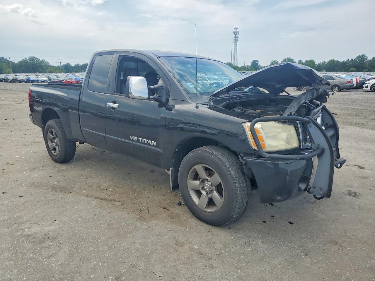2005 Nissan Titan Xe Black vin: 1N6BA06B05N524545