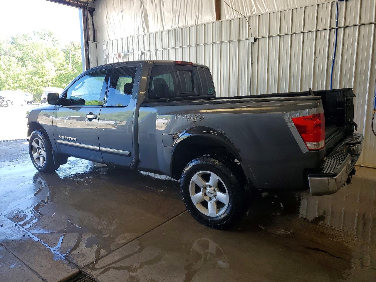 2005 Nissan Titan Xe Gray vin: 1N6BA06B05N574541