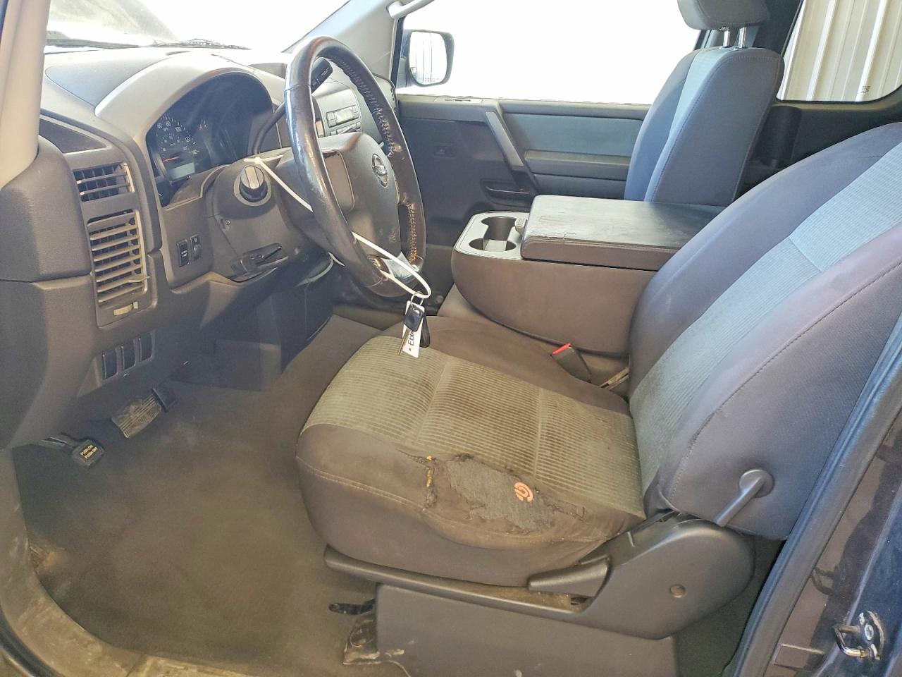 2005 Nissan Titan Xe Gray vin: 1N6BA06B05N574541