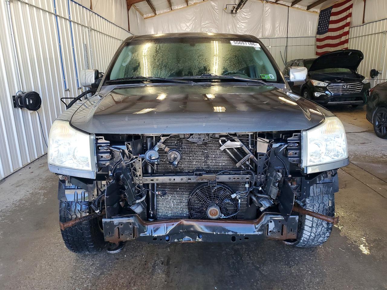 2005 Nissan Titan Xe Gray vin: 1N6BA06B05N574541