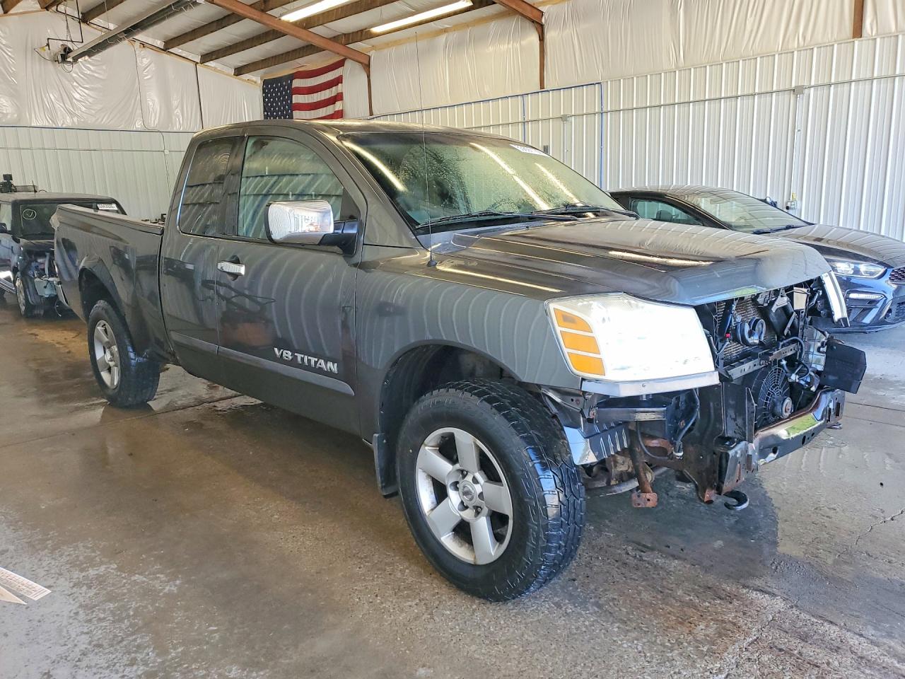 2005 Nissan Titan Xe Gray vin: 1N6BA06B05N574541
