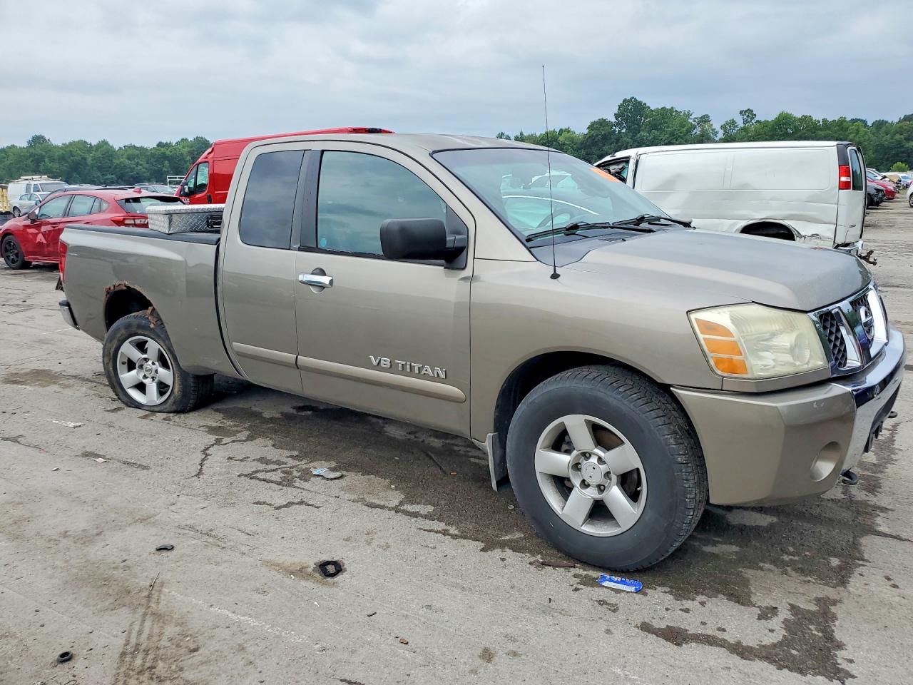 2006 Nissan Titan Xe Ffv Tan vin: 1N6BA06B36N535931