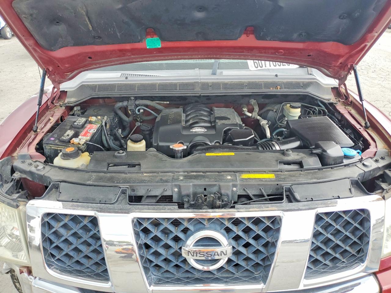2006 Nissan Titan Xe Ffv Maroon vin: 1N6BA06B46N505109