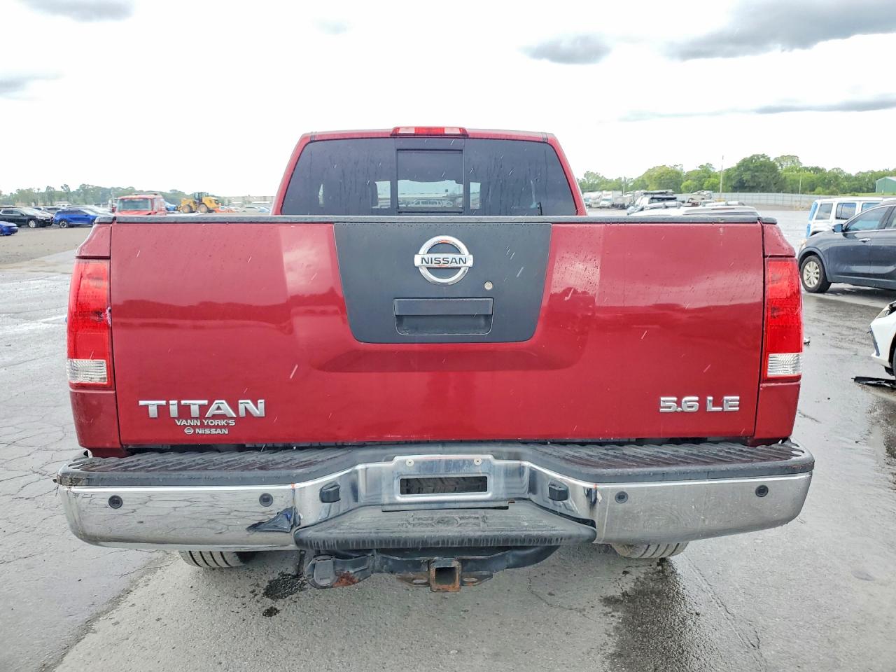 2006 Nissan Titan Xe Ffv Maroon vin: 1N6BA06B46N505109