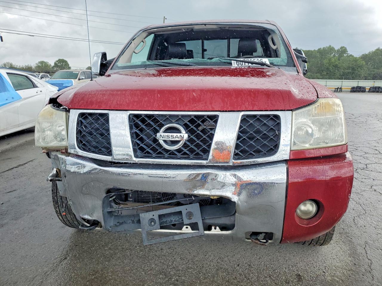 2006 Nissan Titan Xe Ffv Maroon vin: 1N6BA06B46N505109