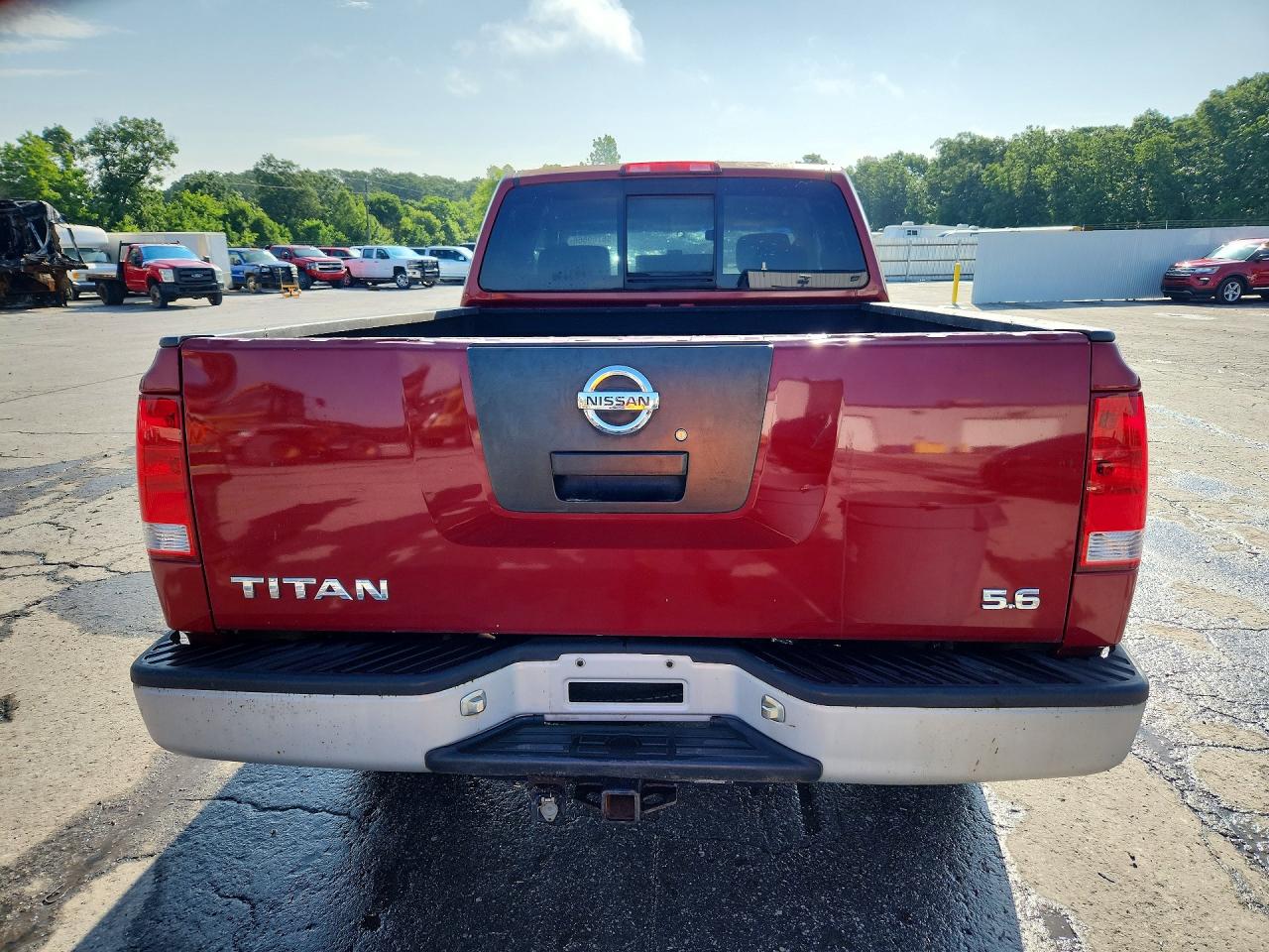 2006 Nissan Titan Xe Ffv Maroon vin: 1N6BA06B46N511251