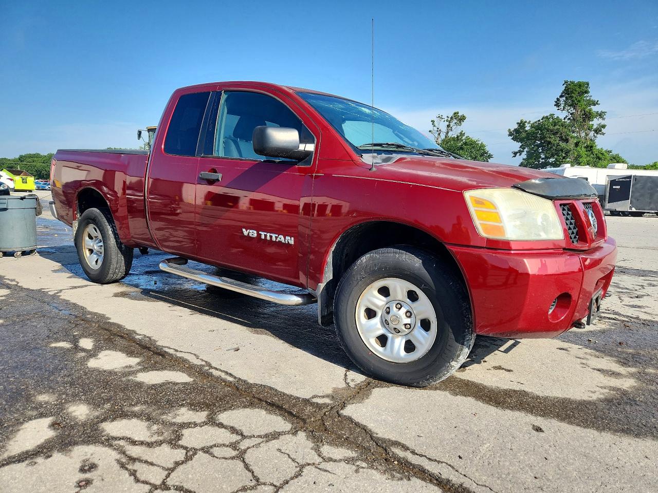 2006 Nissan Titan Xe Ffv Maroon vin: 1N6BA06B46N511251