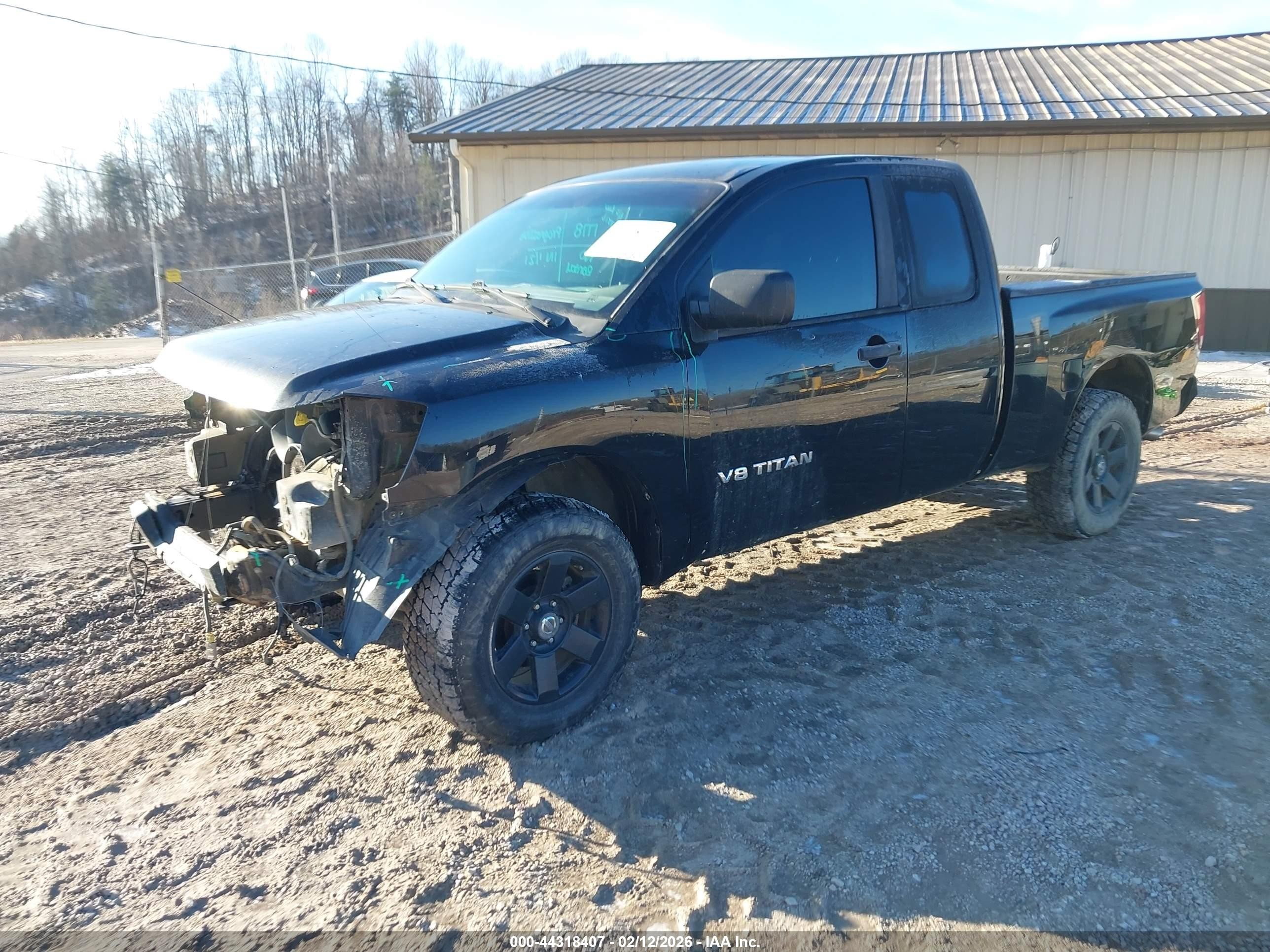 2005 Nissan Titan Xe Black vin: 1N6BA06B55N541762