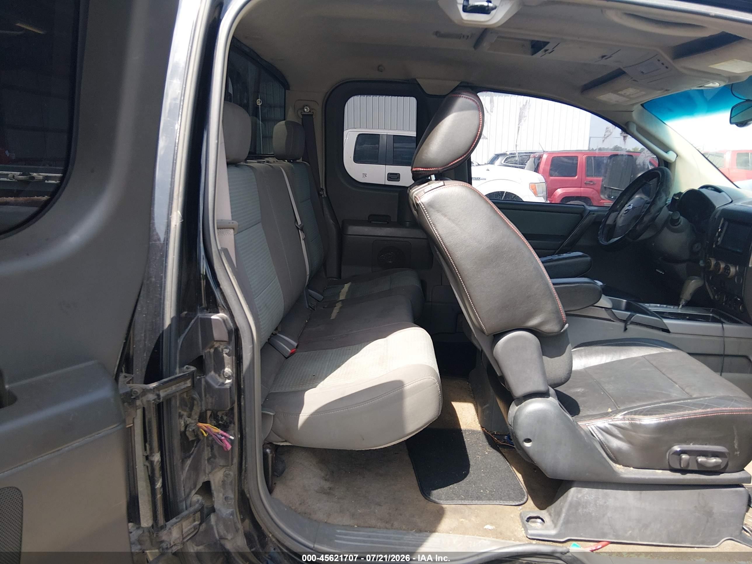 2005 Nissan Titan Se Черный vin: 1N6BA06B55N567617