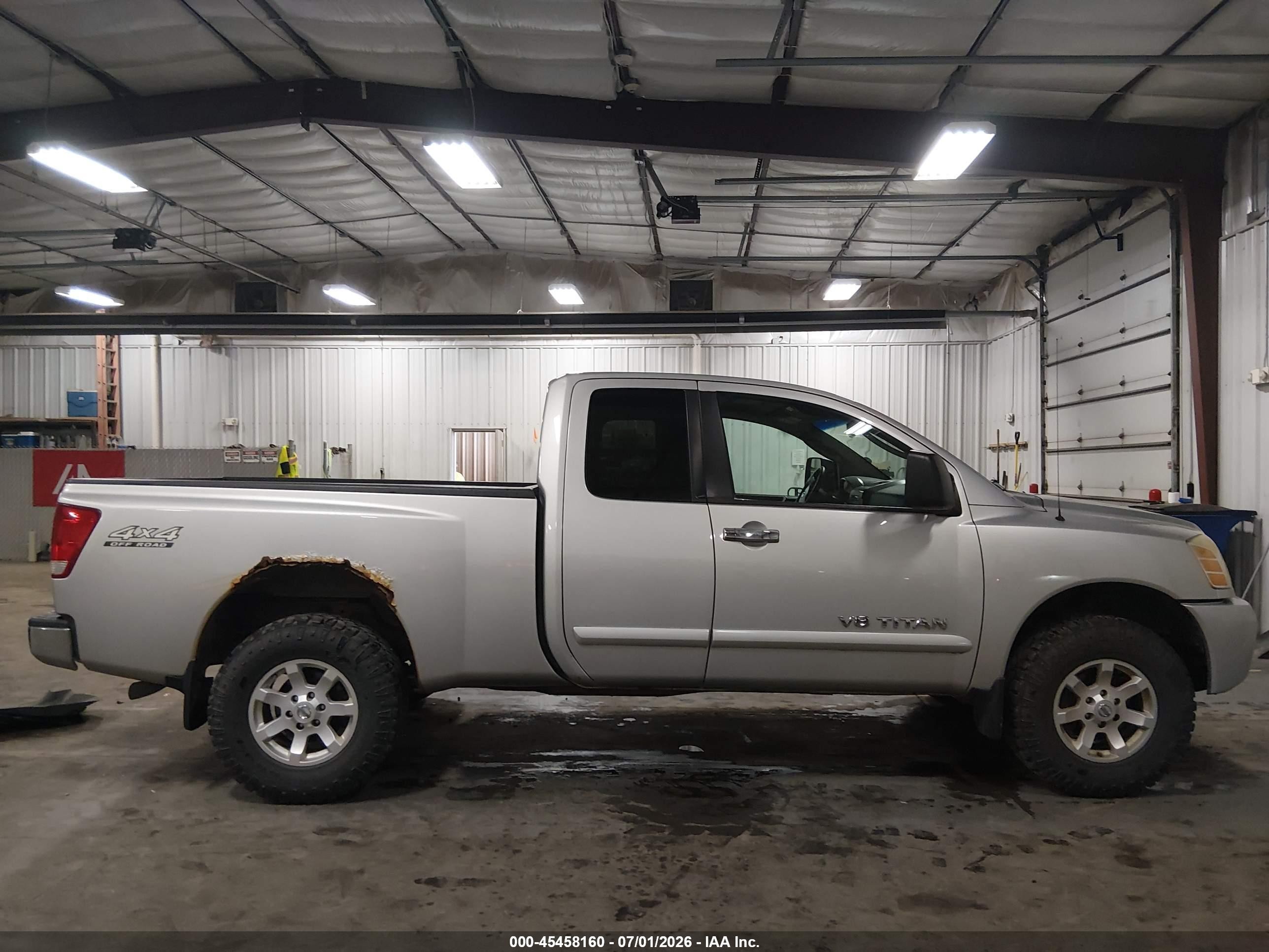 2006 Nissan Titan Se Silver vin: 1N6BA06B56N575475