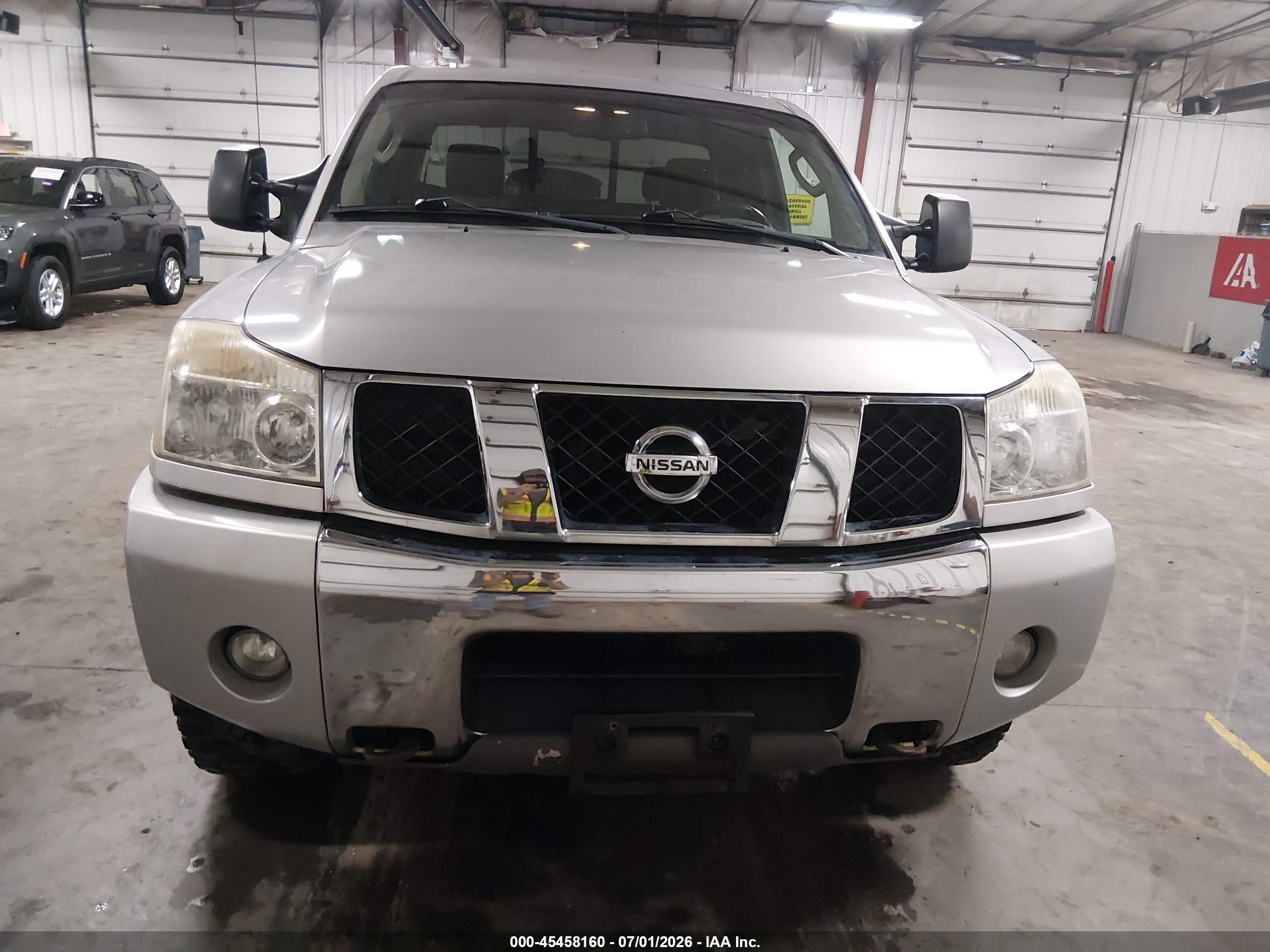 2006 Nissan Titan Se Silver vin: 1N6BA06B56N575475