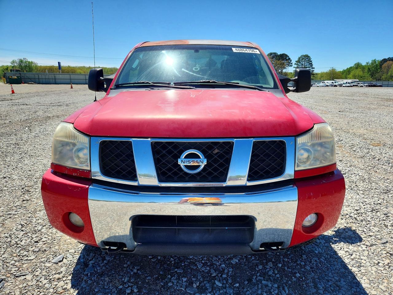 2006 Nissan Titan Xe Ffv Red vin: 1N6BA06B76N559780
