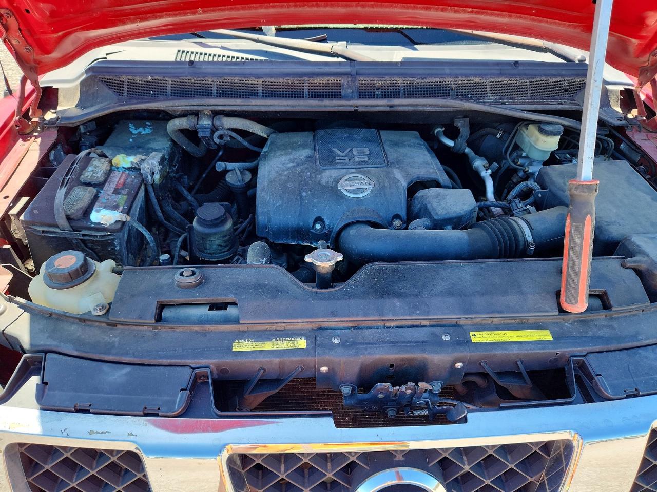 2006 Nissan Titan Xe Ffv Red vin: 1N6BA06B76N559780