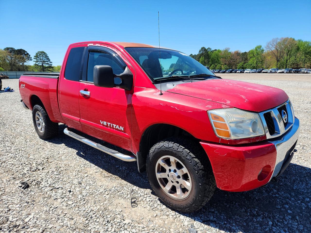 2006 Nissan Titan Xe Ffv Red vin: 1N6BA06B76N559780