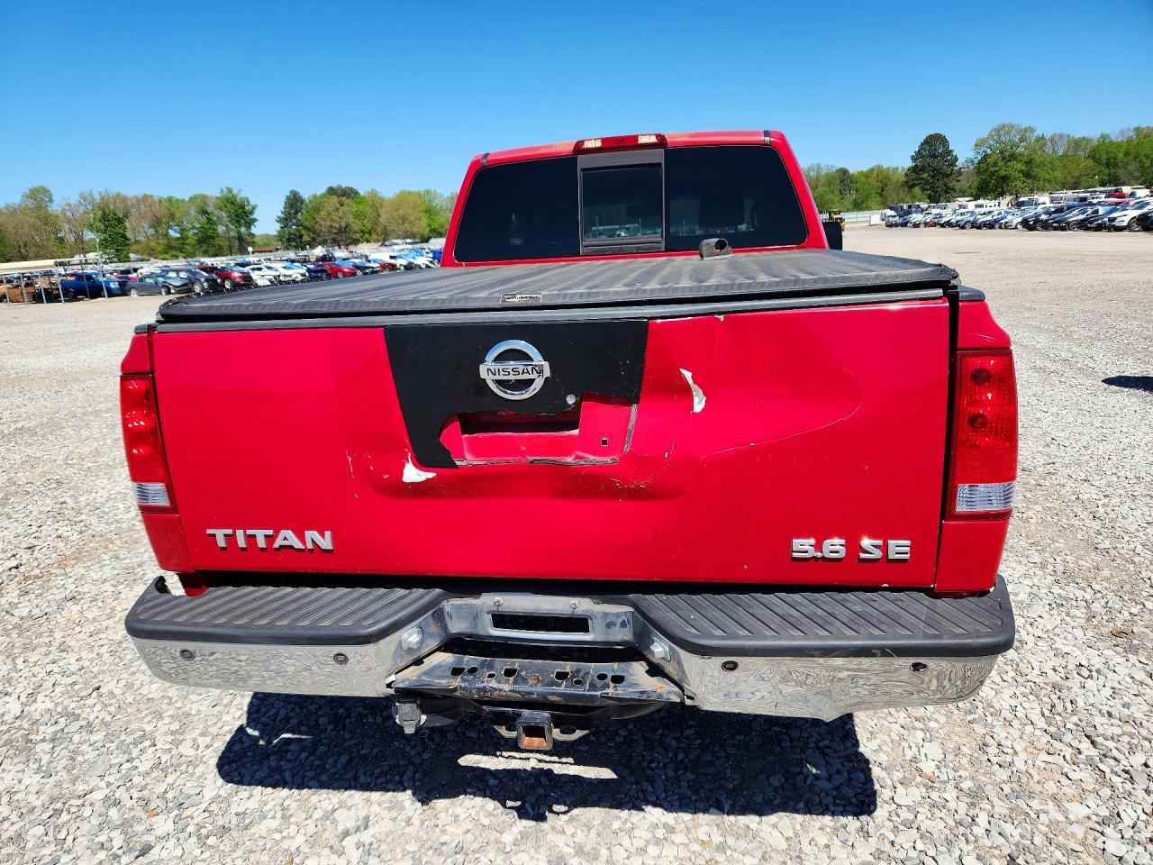 2006 Nissan Titan Xe Ffv Red vin: 1N6BA06B76N559780