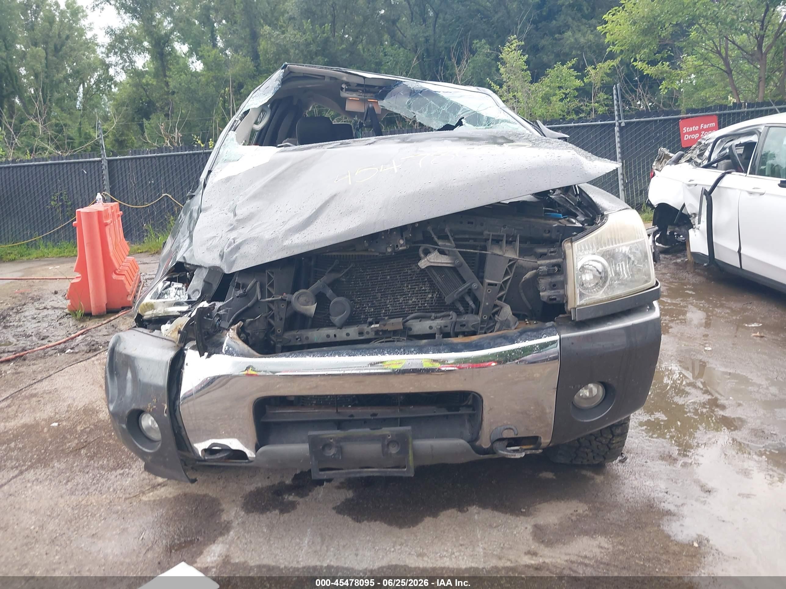 2005 Nissan Titan Se Gray vin: 1N6BA06BX5N536346