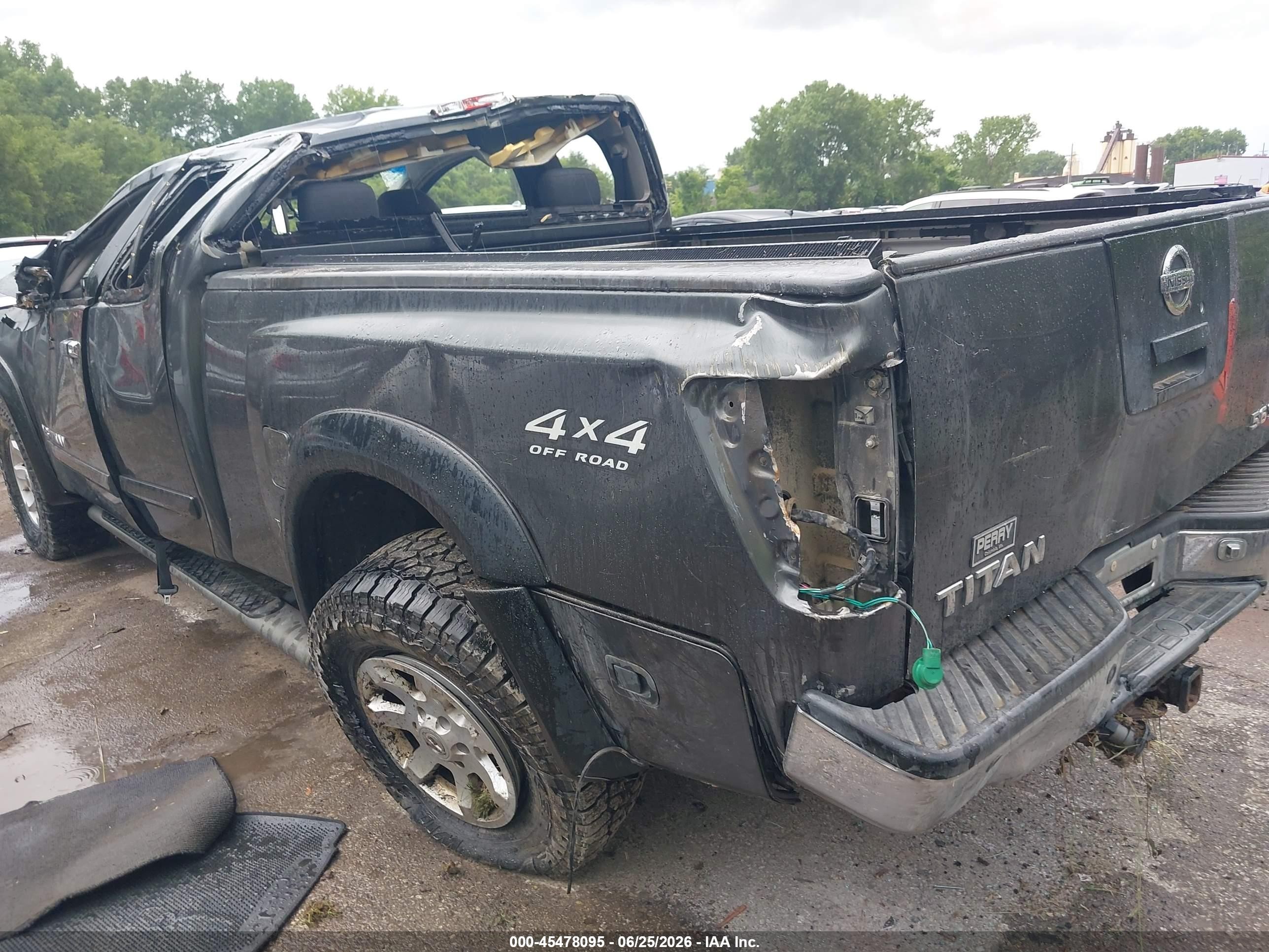 2005 Nissan Titan Se Gray vin: 1N6BA06BX5N536346