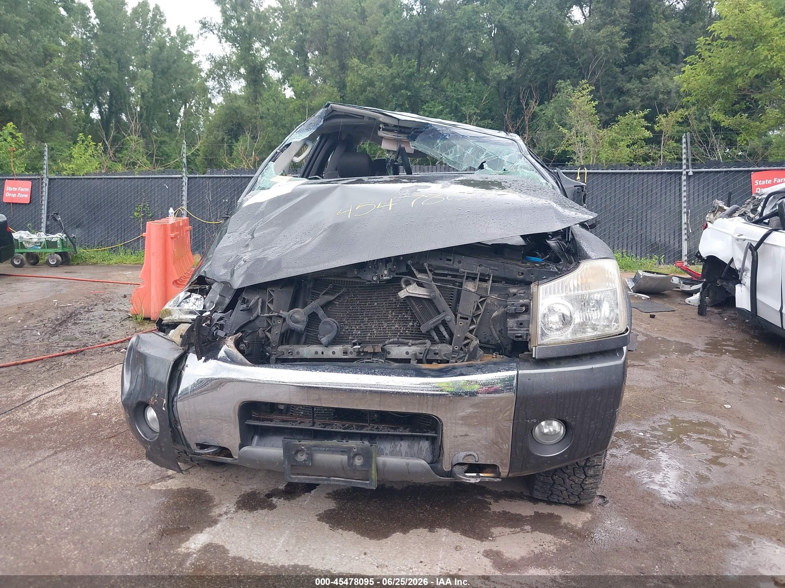 2005 Nissan Titan Se Gray vin: 1N6BA06BX5N536346