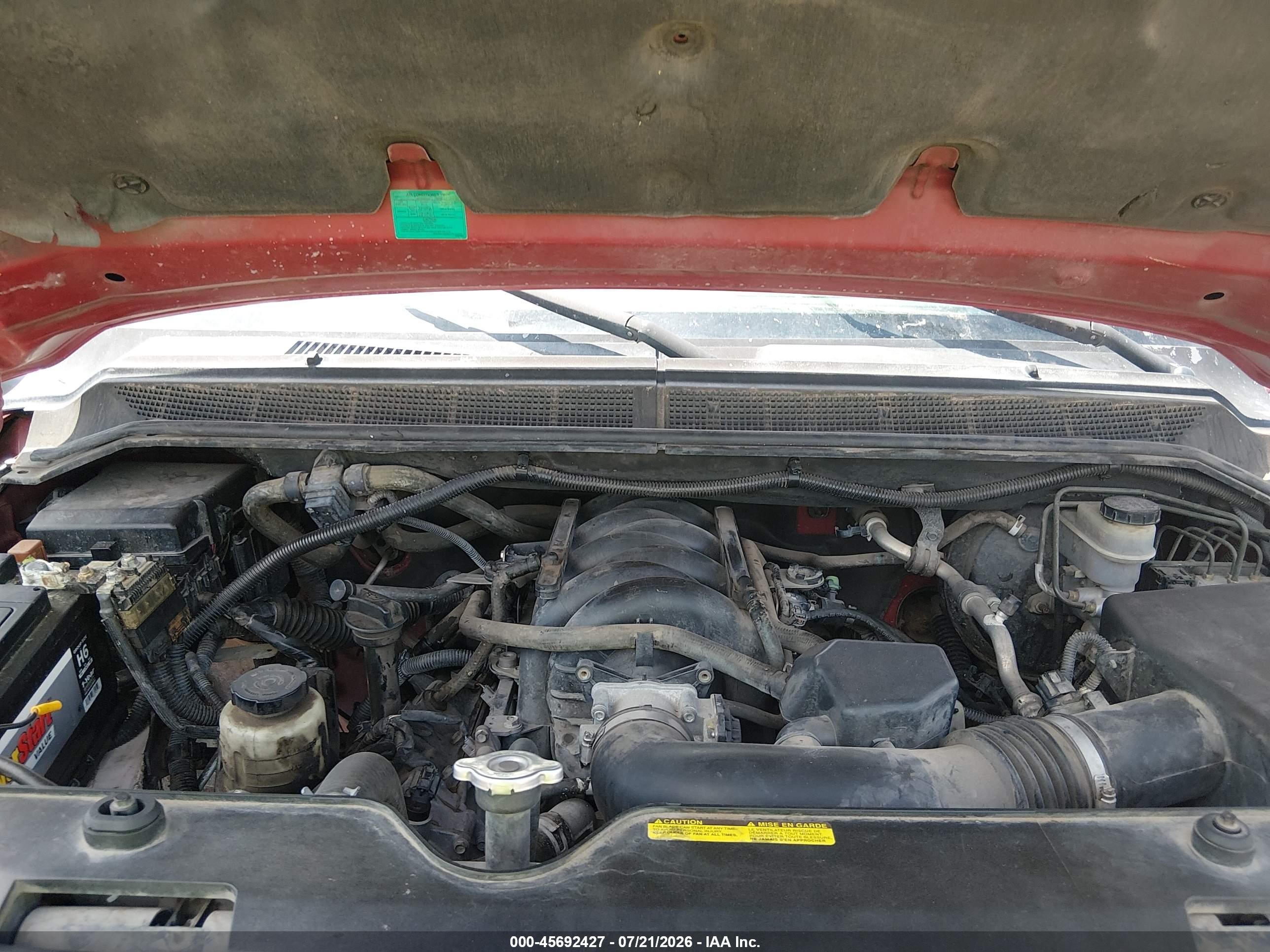 2008 Nissan Titan Le/pro-4x/se Red vin: 1N6BA06C48N347494