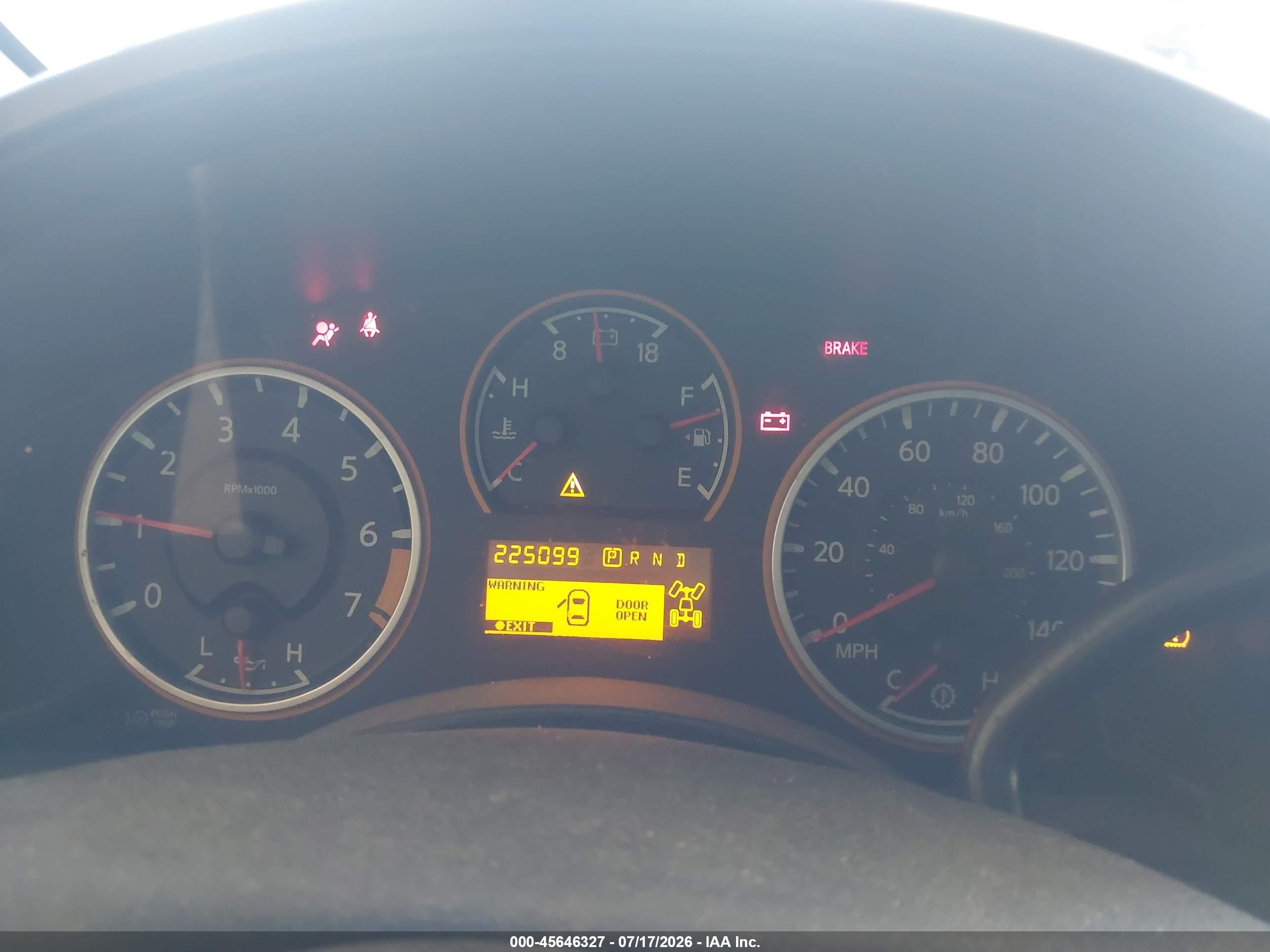 2009 Nissan Titan Se Black vin: 1N6BA06C69N307371
