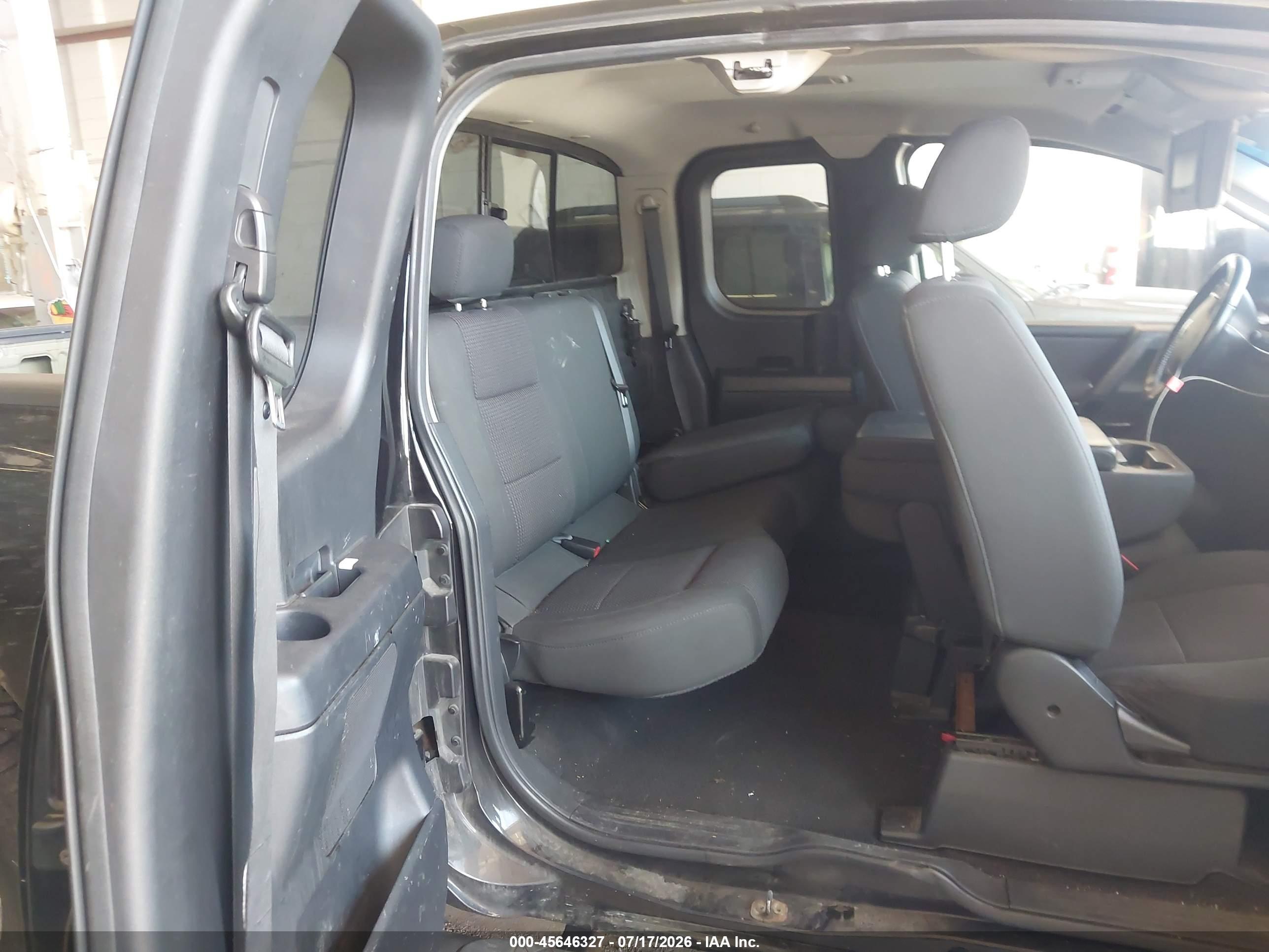 2009 Nissan Titan Se Black vin: 1N6BA06C69N307371
