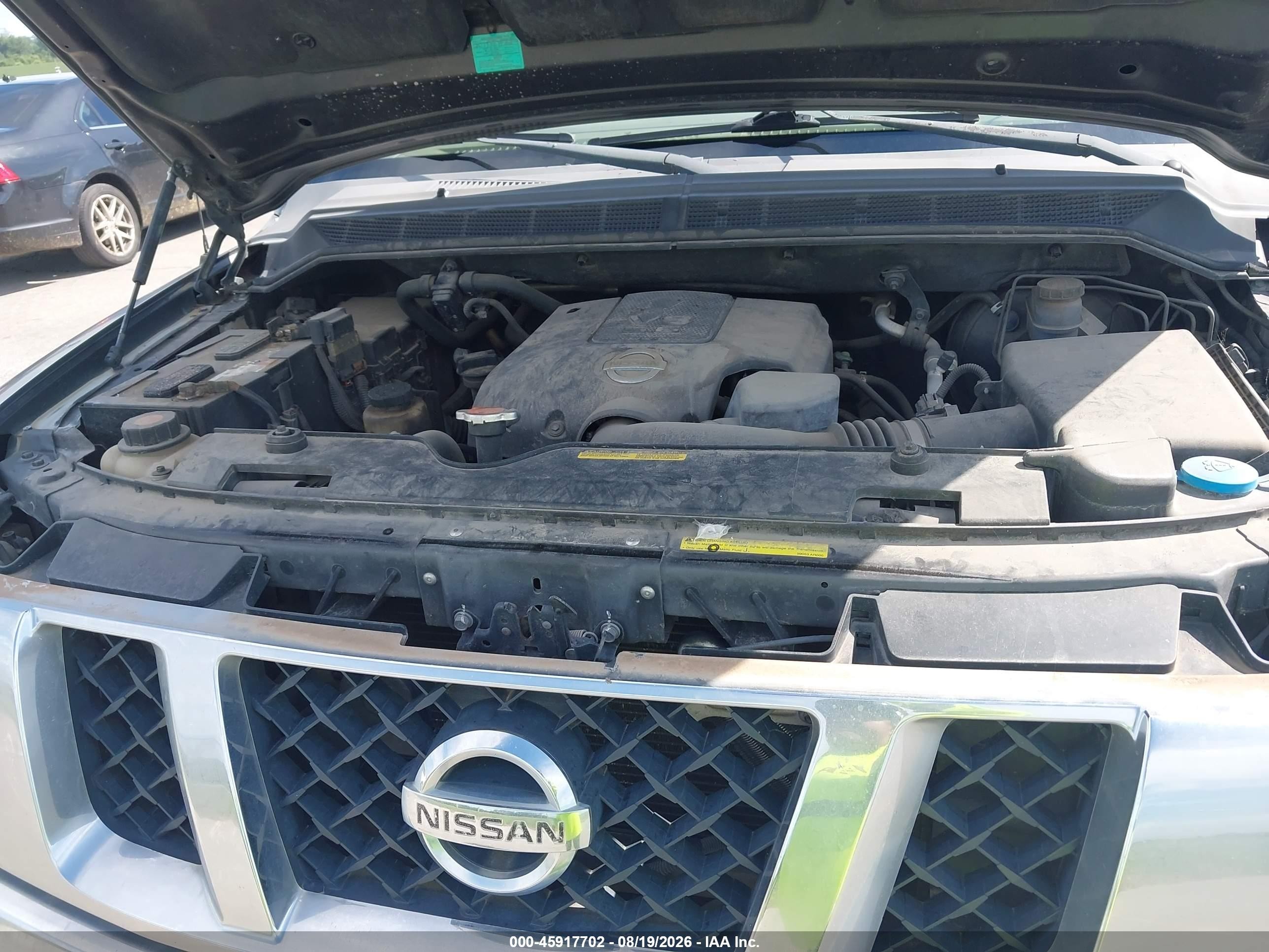 2008 Nissan Titan Se Gray vin: 1N6BA06E18N327852