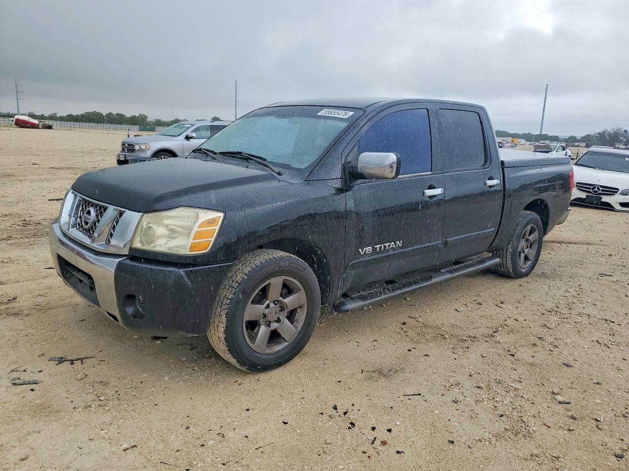 2005 Nissan Titan Xe Black vin: 1N6BA07A05N535535