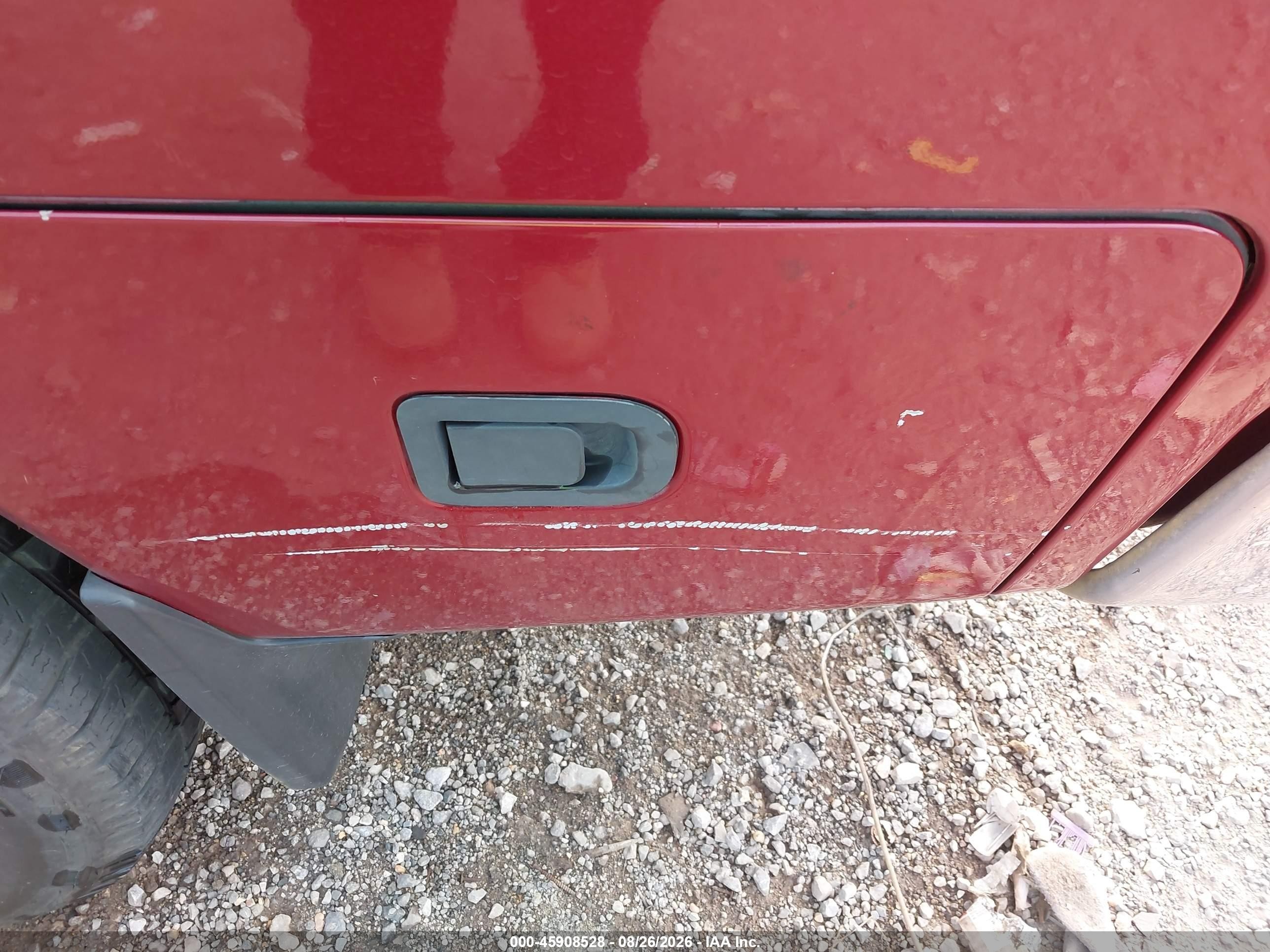 2007 Nissan Titan Le Red vin: 1N6BA07A07N212752