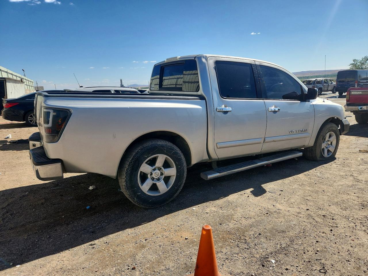 2005 Nissan Titan Xe Silver vin: 1N6BA07A15N565093