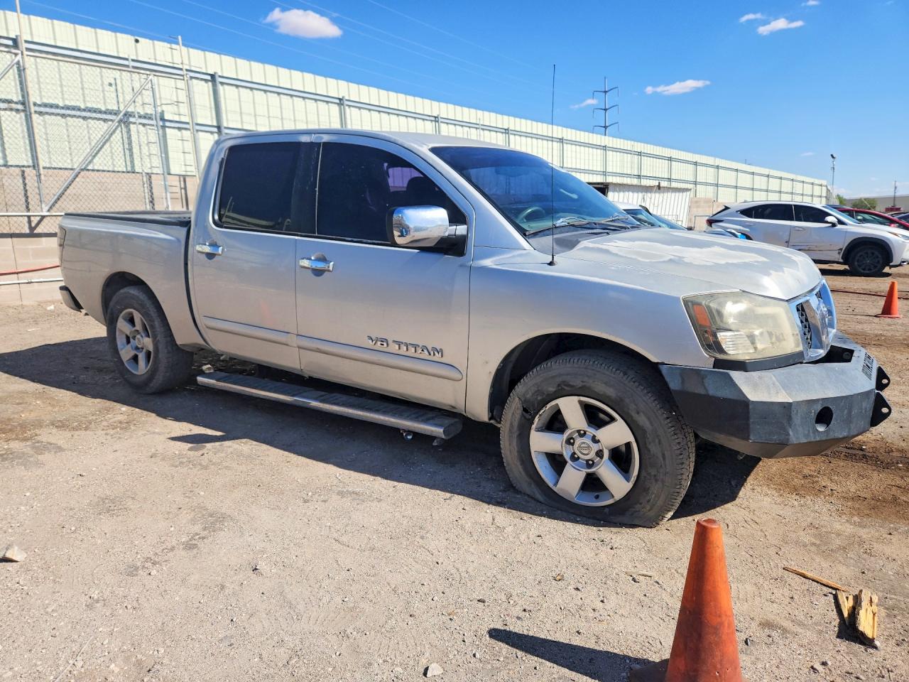 2005 Nissan Titan Xe Silver vin: 1N6BA07A15N565093