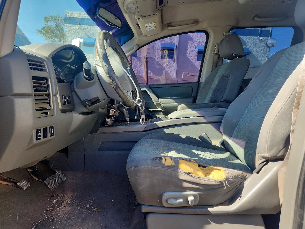 2005 Nissan Titan Xe Silver vin: 1N6BA07A15N565093
