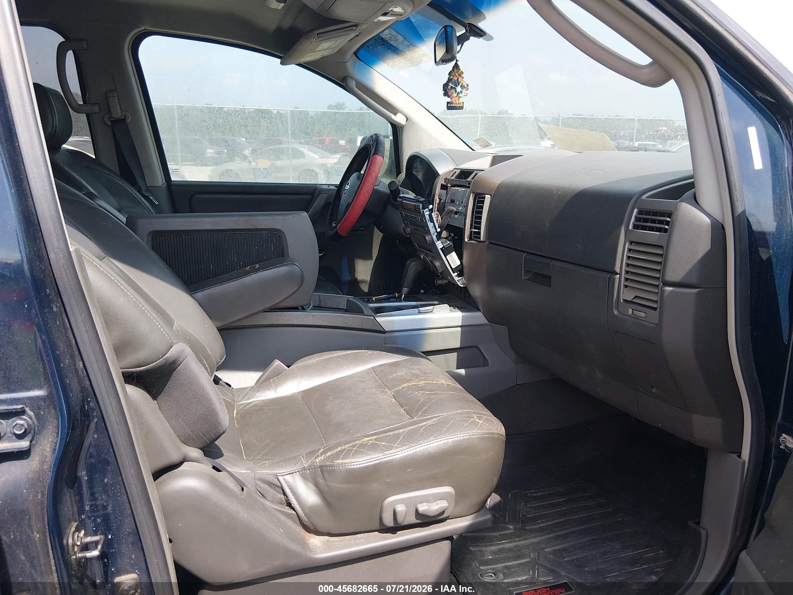 2006 Nissan Titan Le Черный vin: 1N6BA07A16N512718