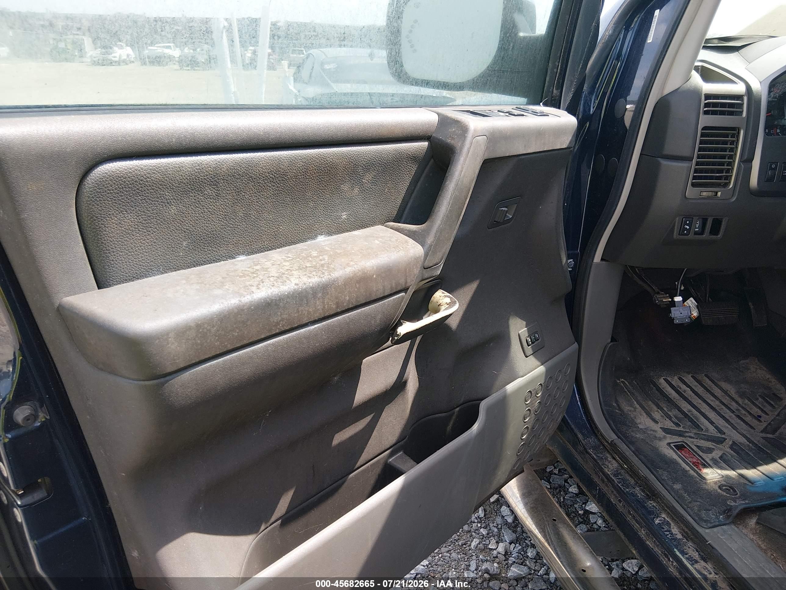 2006 Nissan Titan Le Черный vin: 1N6BA07A16N512718