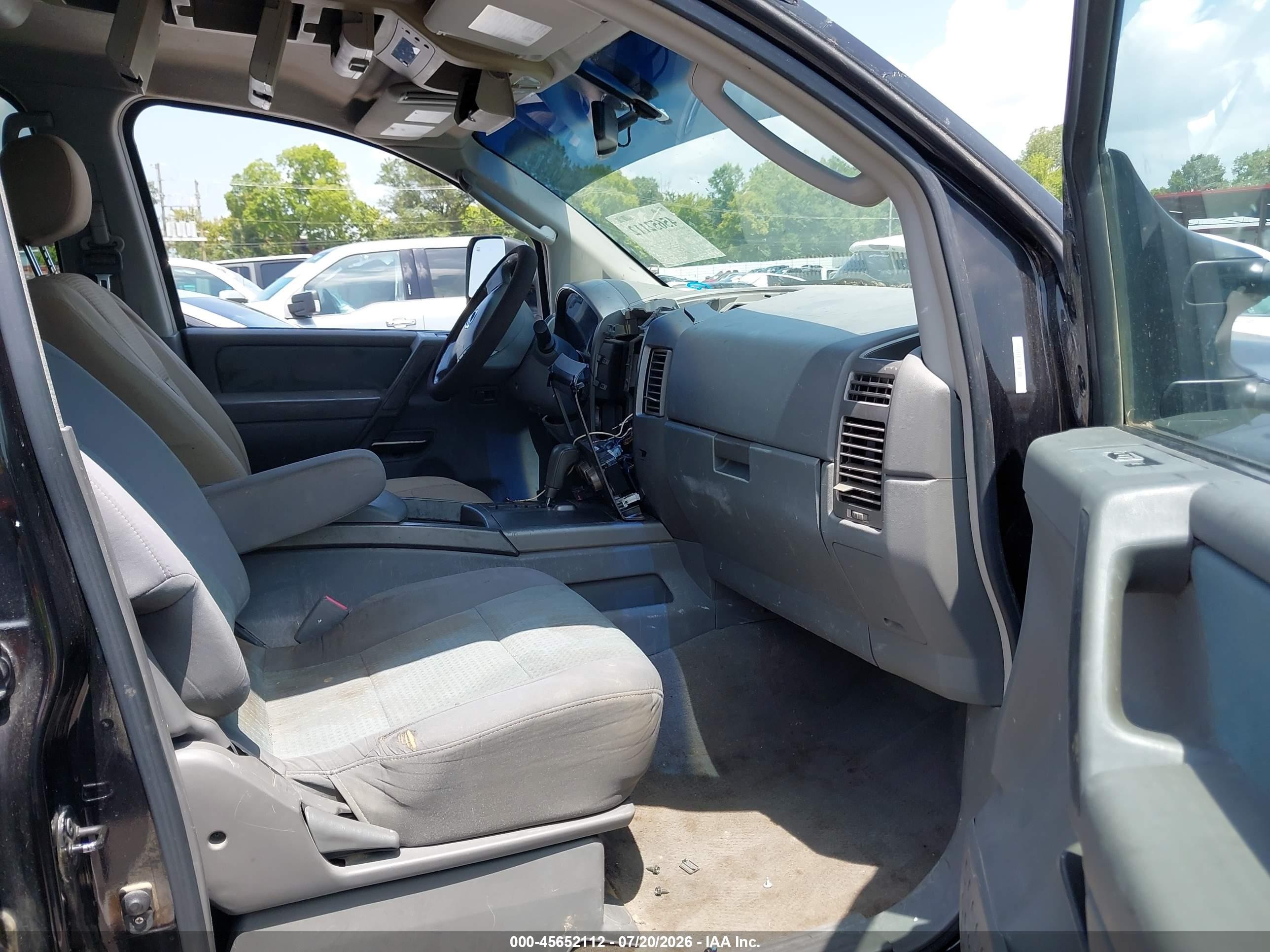 2006 Nissan Titan Se Black vin: 1N6BA07A16N572174