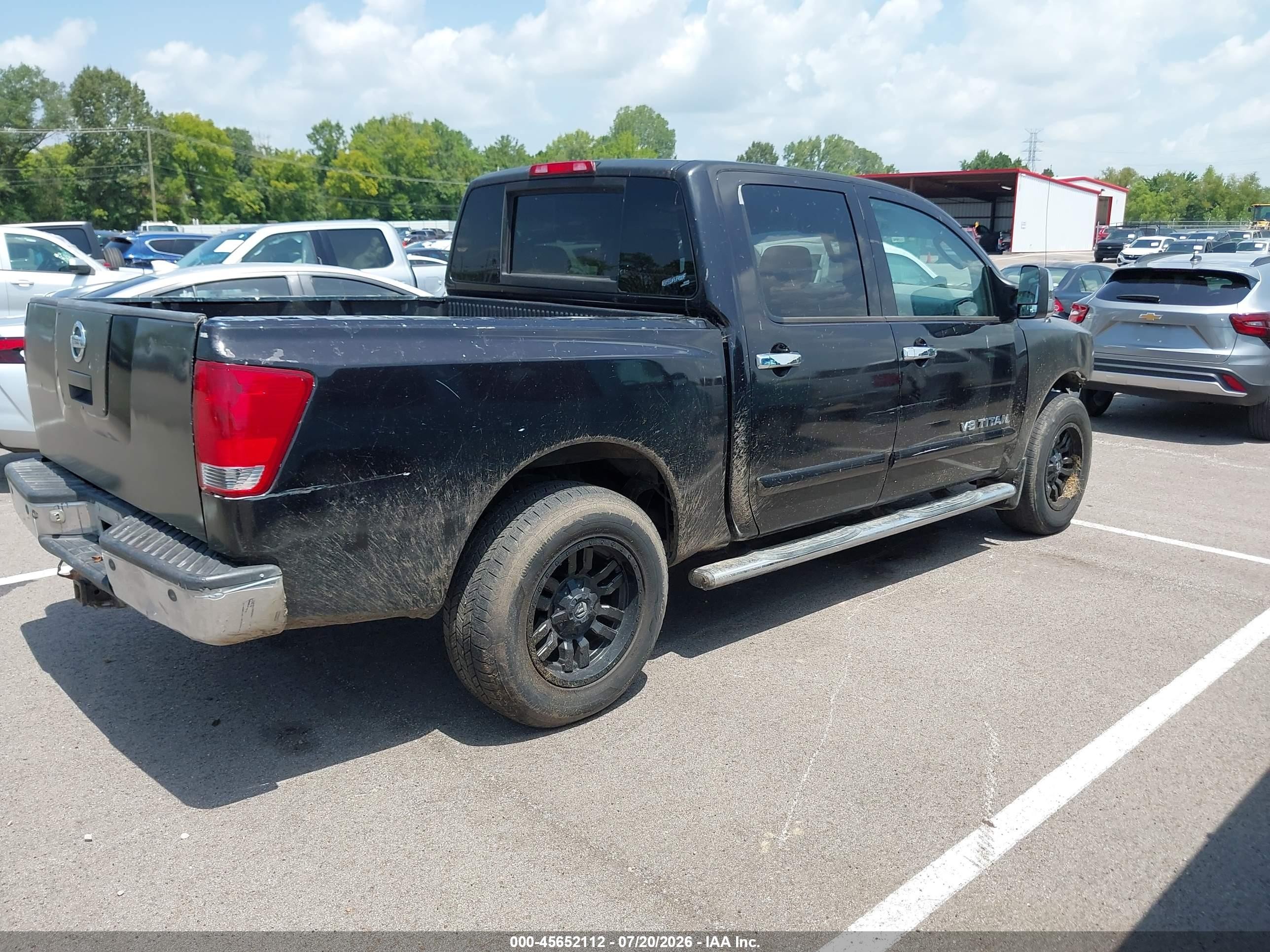 2006 Nissan Titan Se Black vin: 1N6BA07A16N572174