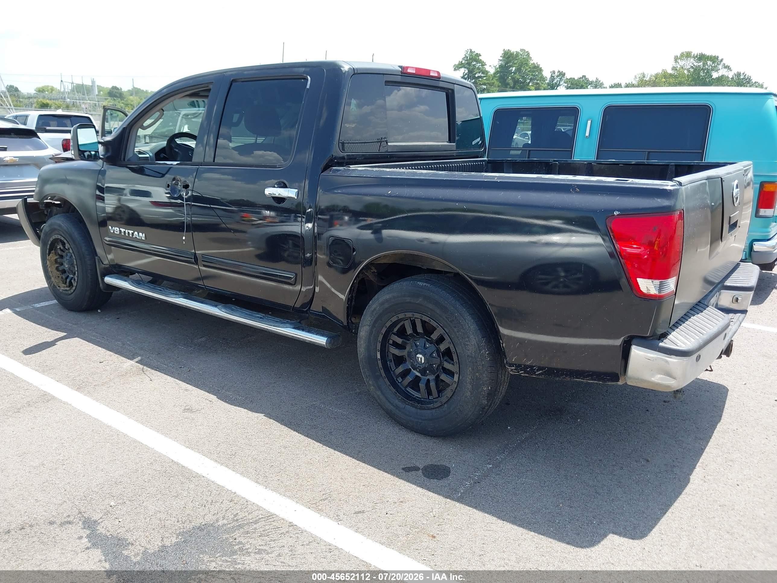 2006 Nissan Titan Se Black vin: 1N6BA07A16N572174