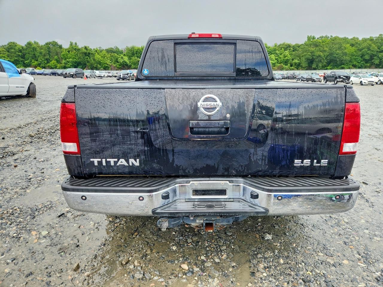 2007 Nissan Titan Xe/se/le Черный vin: 1N6BA07A17N216843