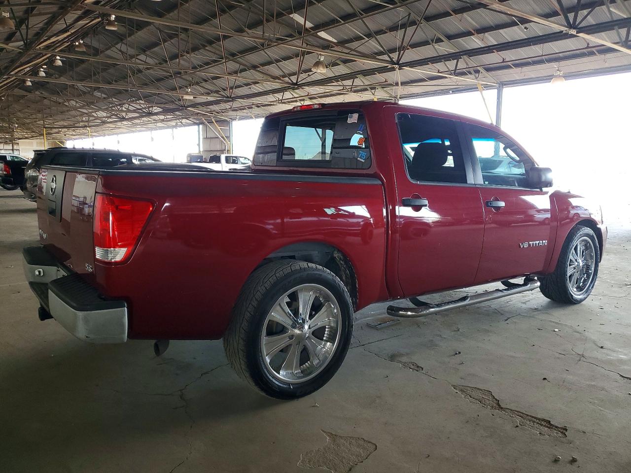 2006 Nissan Titan Xe Ffv Red vin: 1N6BA07A26N538373
