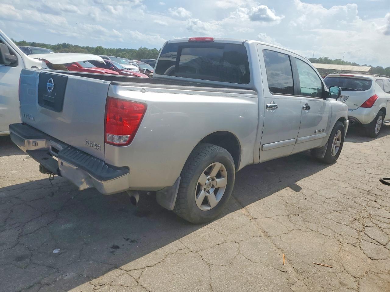 2006 Nissan Titan Xe Ffv Silver vin: 1N6BA07A26N557344