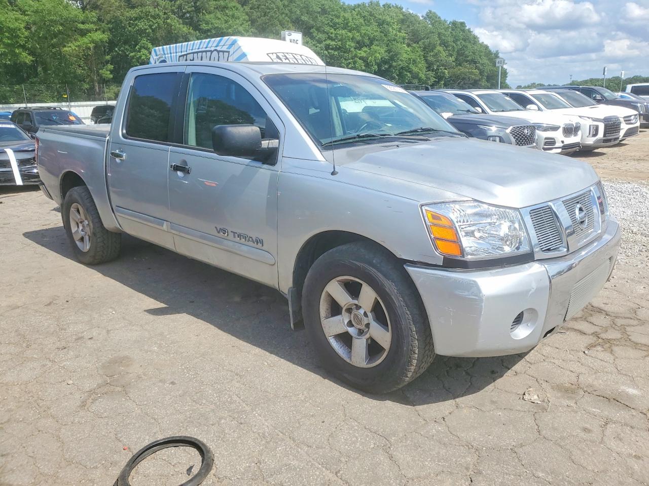 2006 Nissan Titan Xe Ffv Silver vin: 1N6BA07A26N557344
