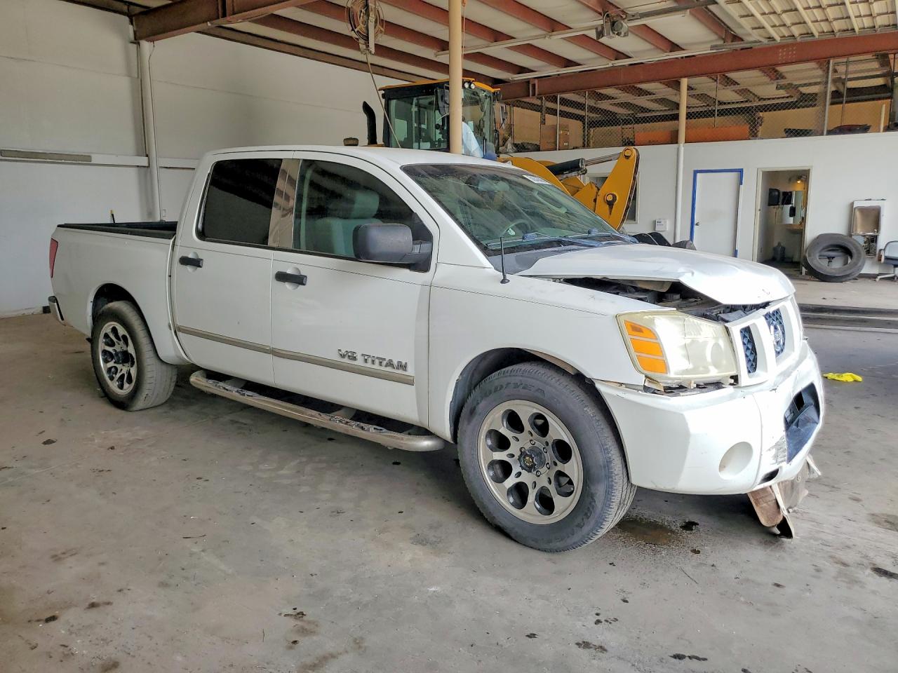 2007 Nissan Titan Xe Ffv White vin: 1N6BA07A27N214440