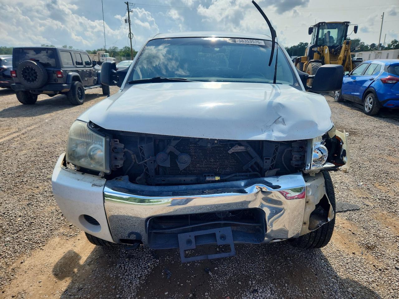 2006 Nissan Titan Xe Ffv White vin: 1N6BA07A36N571592