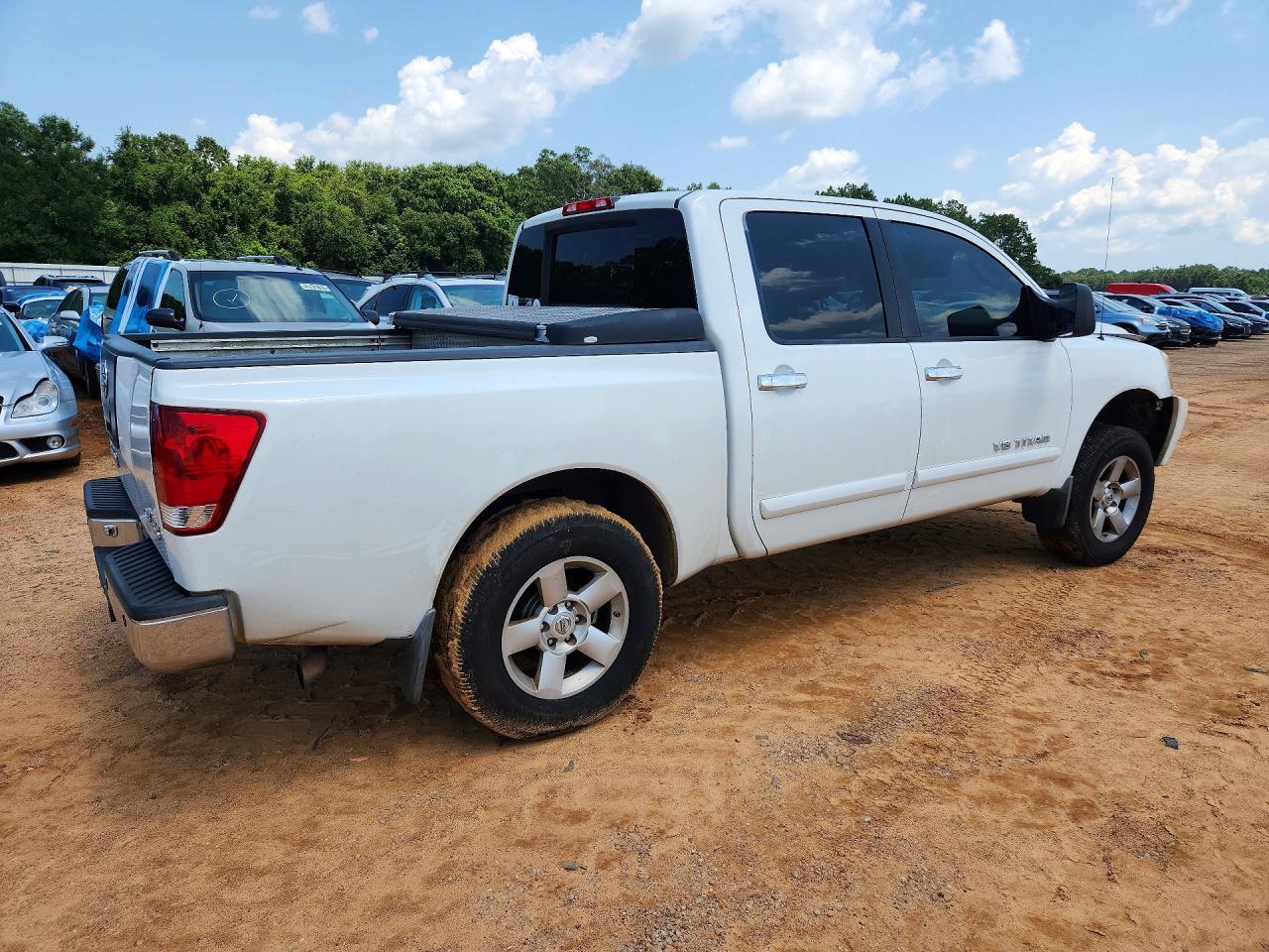 2006 Nissan Titan Xe Ffv White vin: 1N6BA07A36N571592