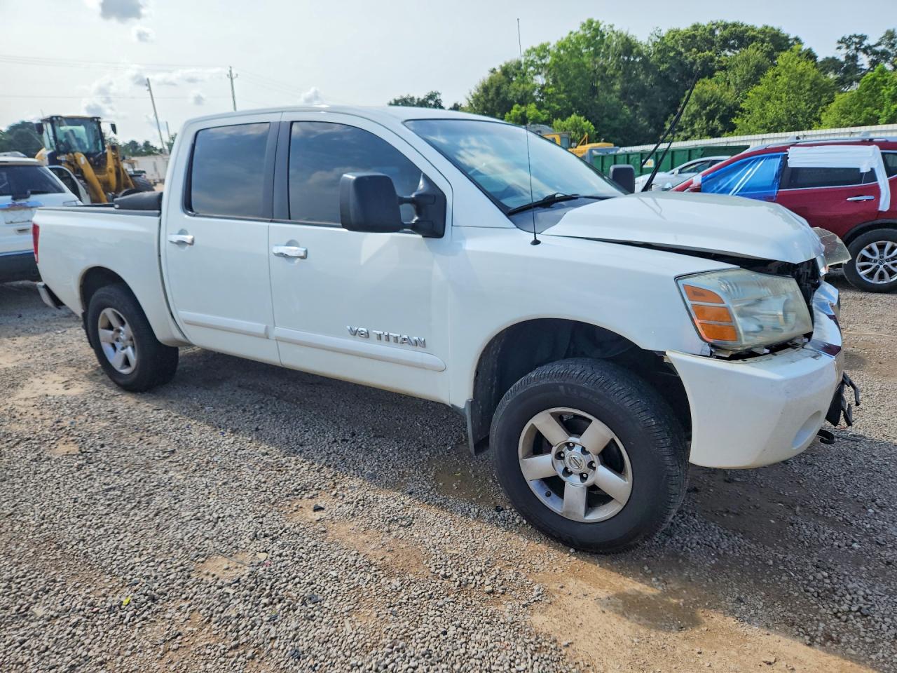 2006 Nissan Titan Xe Ffv White vin: 1N6BA07A36N571592