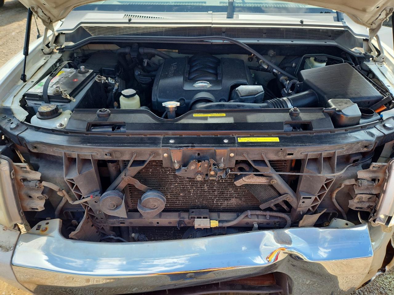 2006 Nissan Titan Xe Ffv White vin: 1N6BA07A36N571592