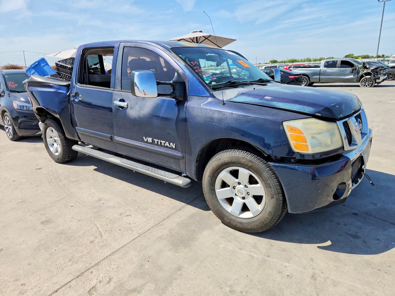 2006 Nissan Titan Xe Ffv Blue vin: 1N6BA07A46N521705