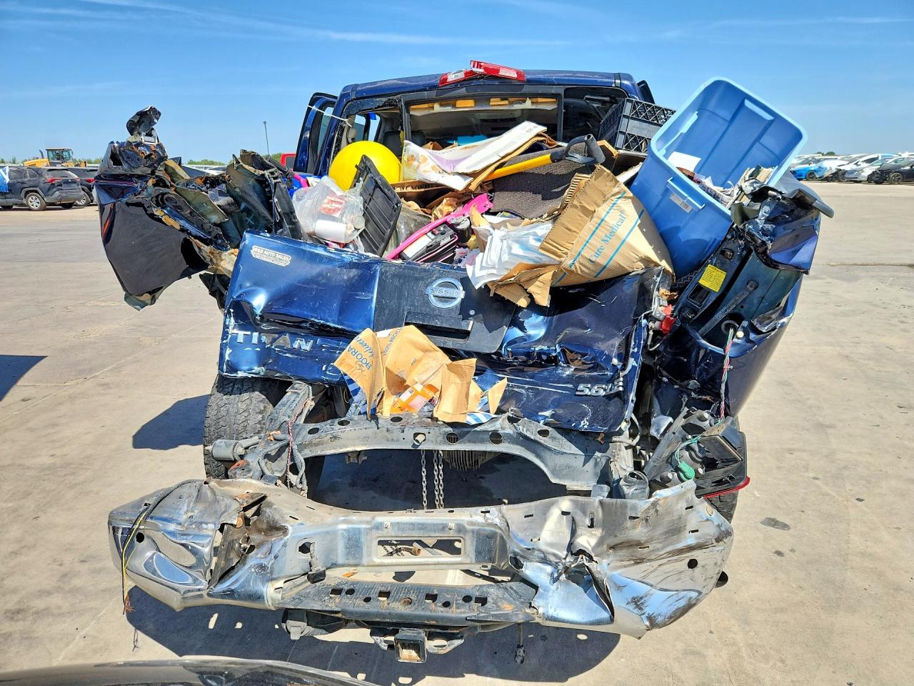 2006 Nissan Titan Xe Ffv Blue vin: 1N6BA07A46N521705
